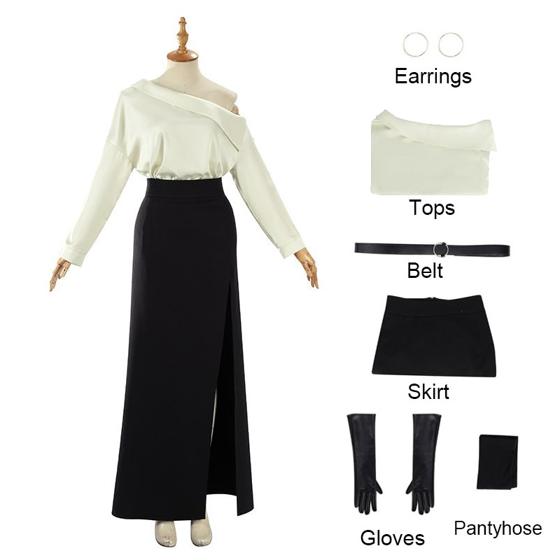 Formal Skirt - Kostum Cosplay Game Horor Requiem Grace