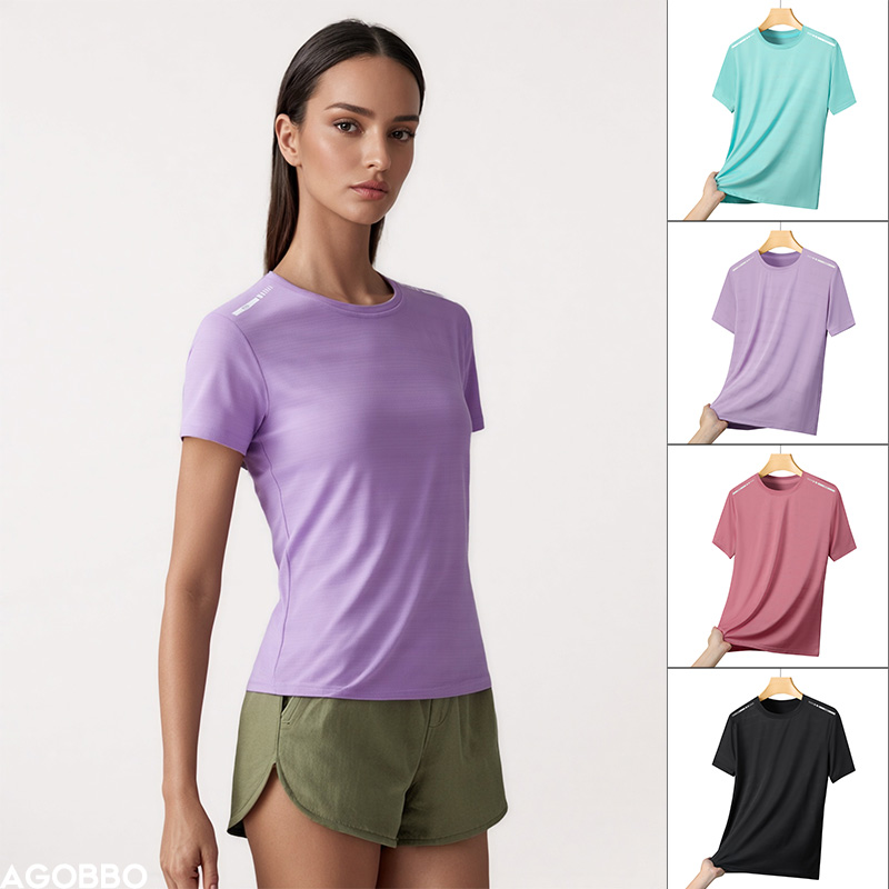 Silk Blouse - Kaus Lari Reflektif Wanita Atasan Olahraga