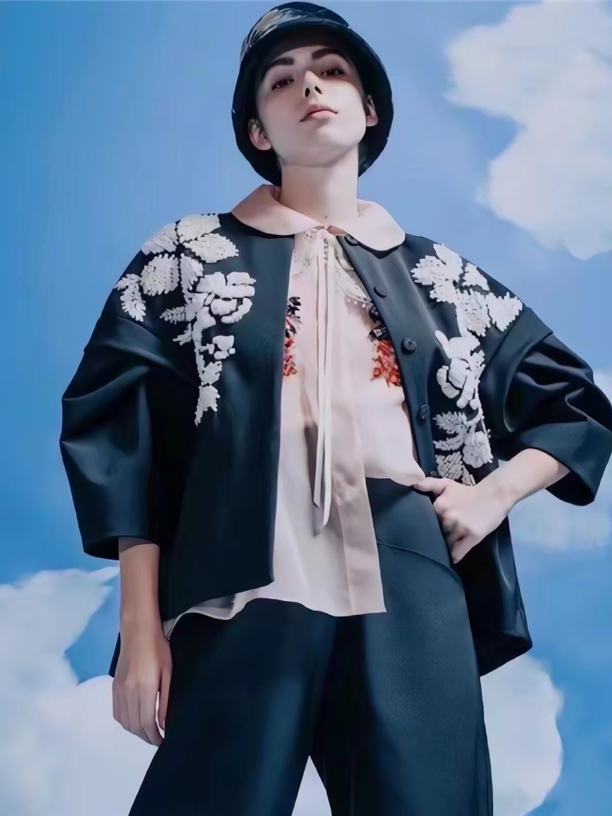 Jaket Sutra Campuran Motif Bun - Womens Blazer ulasan dan harga