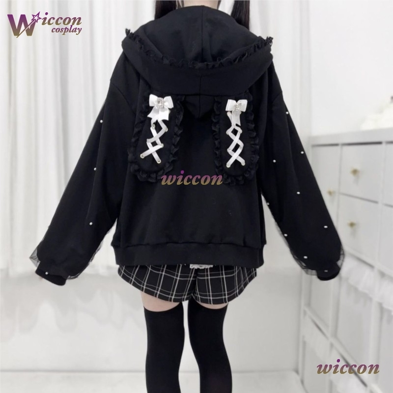 Hoodie Telinga Kelinci Elegan  - Formal Skirt ulasan dan harga