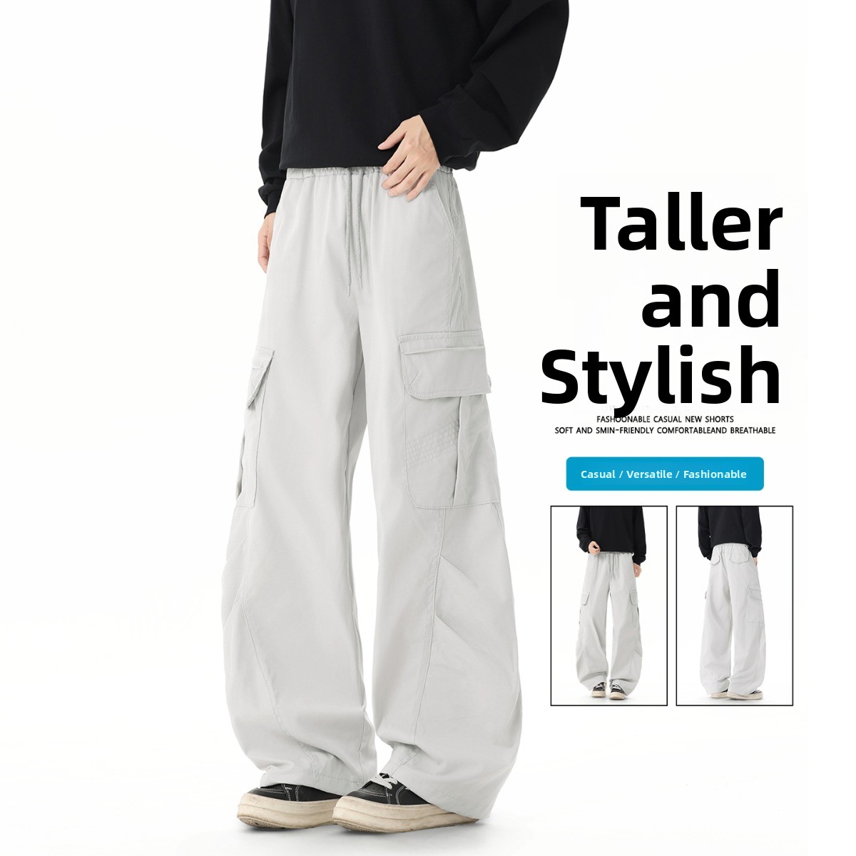 Celana Olahraga 3D yang Trendi - Tailored Trouser Wide ulasan dan harga