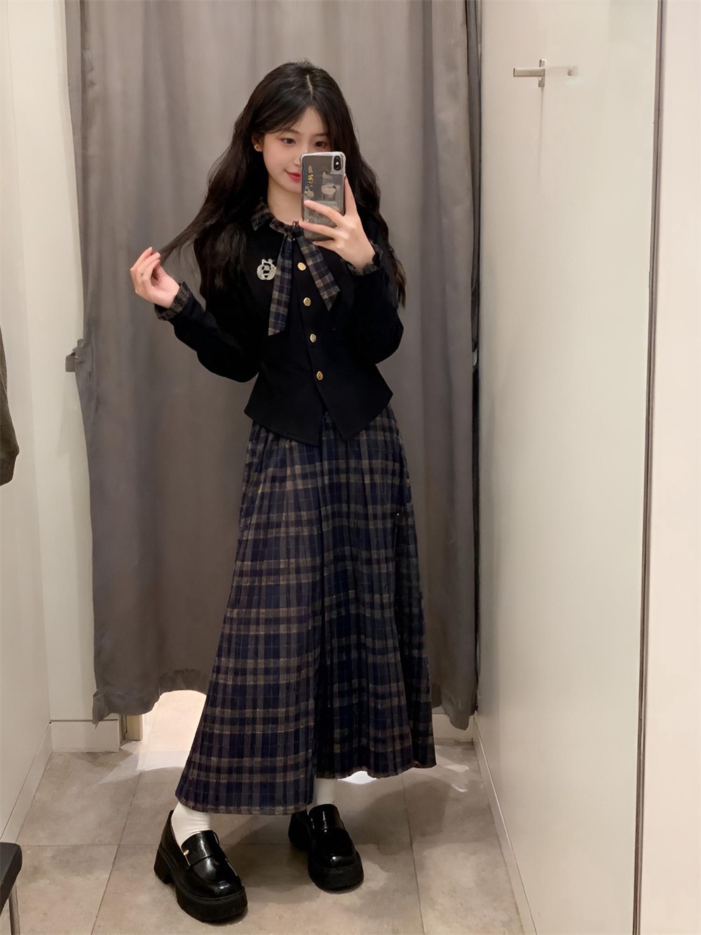 Atasan Lengan Panjang Wanita B - Formal Skirt ulasan dan harga