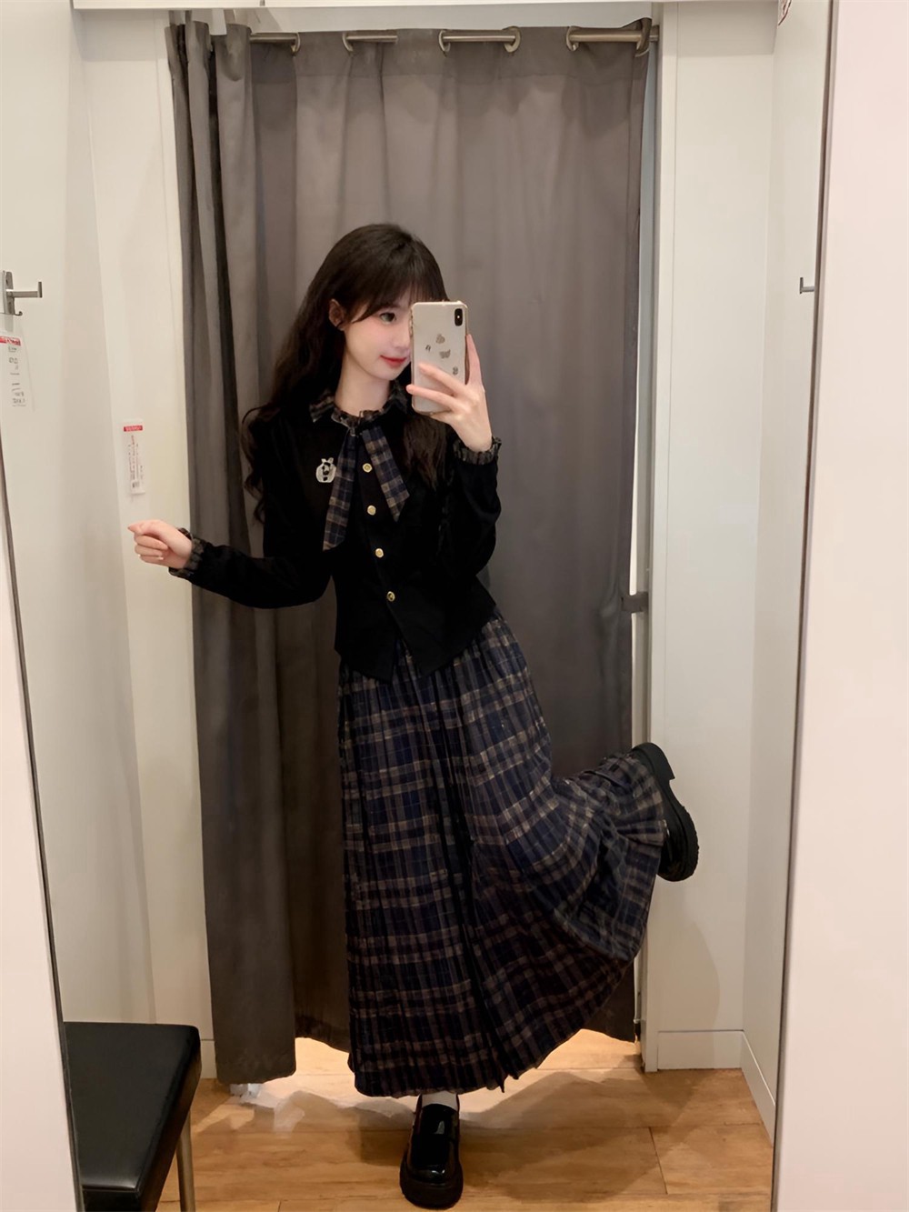 Atasan Lengan Panjang Wanita B - Formal Skirt ulasan dan harga